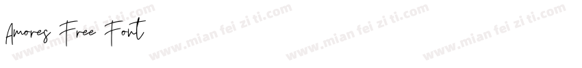 Amores Free Font字体转换